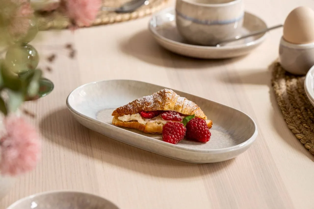 Perlemor Sand serving platter, Beige, 23x13 cm Villeroy & Boch