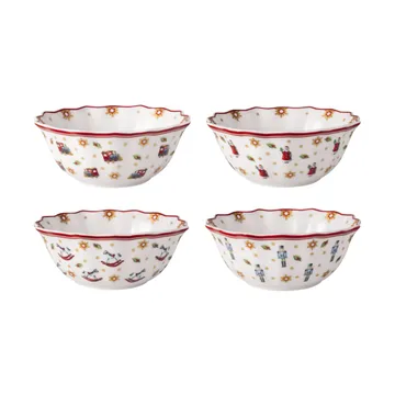 Toy's Delight bowl 4 pieces - White-red - Villeroy & Boch