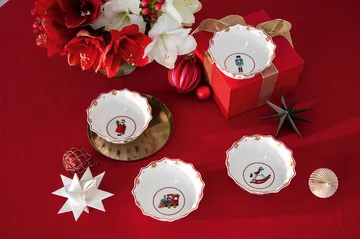 Toy's Delight bowl 4 pieces - White-red - Villeroy & Boch