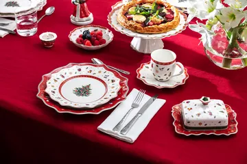 Toy's Delight butter dish 16x19 cm - White-red - Villeroy & Boch