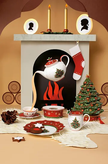 Toy's Delight Christmas tree with music box - White-red - Villeroy & Boch