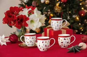 Toy's Delight cup 4 pieces - White-red - Villeroy & Boch