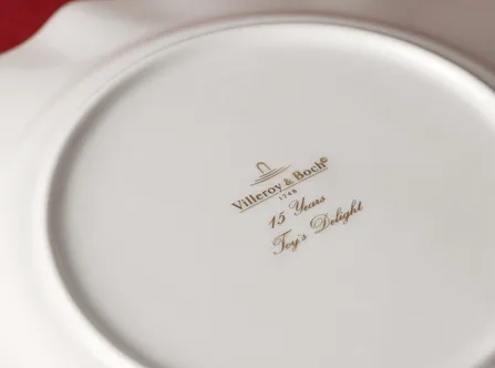 Toy's Delight plate 4 pieces, White-red Villeroy & Boch