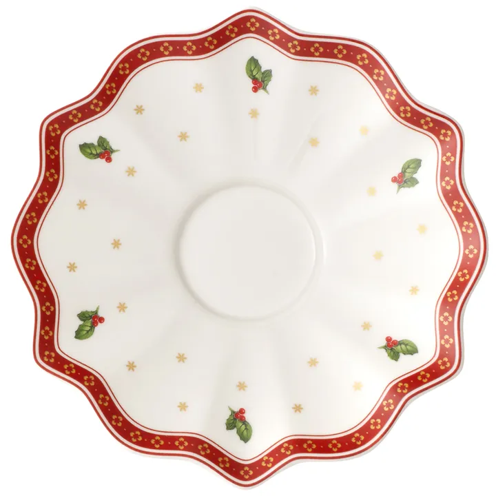 Toy's Delight saucer for coffee cup Ø17.5 cm - White-red - Villeroy & Boch