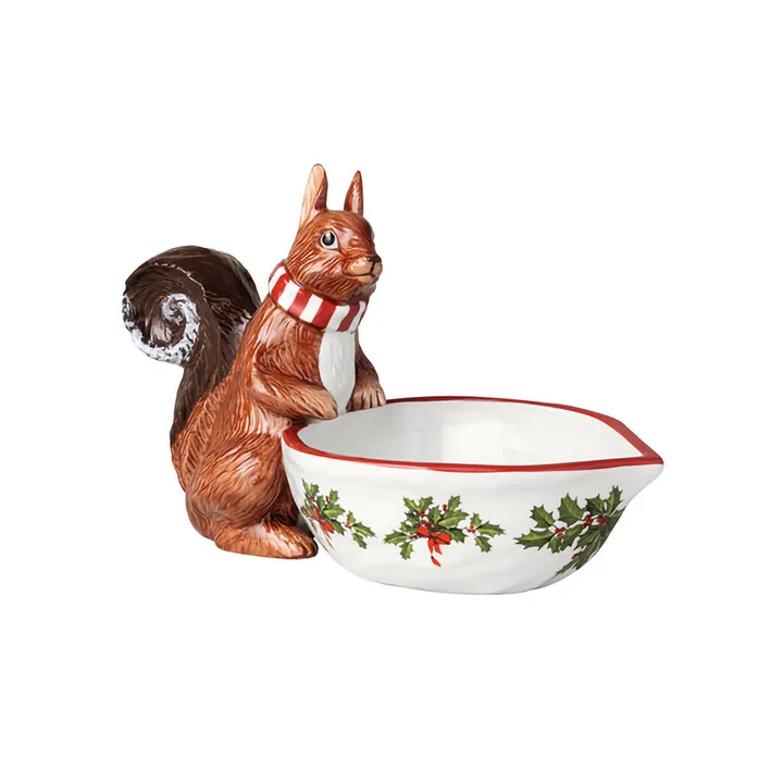 Toy's Fantasy squirrel with bowl Ø25 cm - Brown-white - Villeroy & Boch