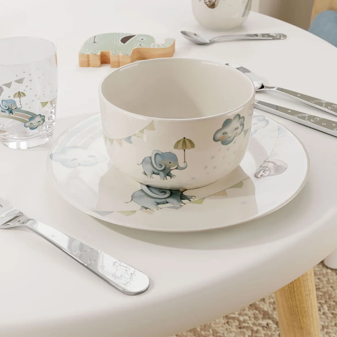 Walk like an Elephant children's plate Ø21.5 cm, Multi Villeroy & Boch