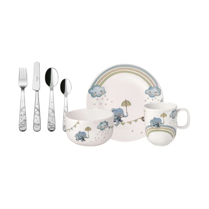 Walk like an Elephant children's tableware and cutlery set - 7 pieces - Villeroy & Boch
