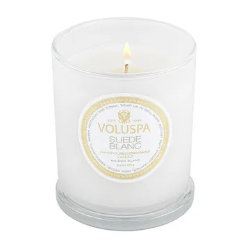Classic Maison Blanc scented 60 hours - Suede Blanc - Voluspa