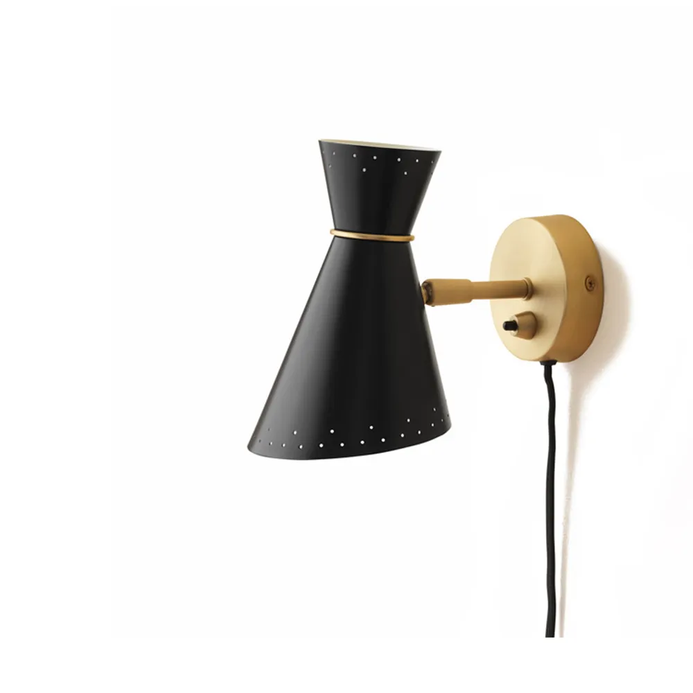 Bloom wall lamp, Black noir Warm Nordic