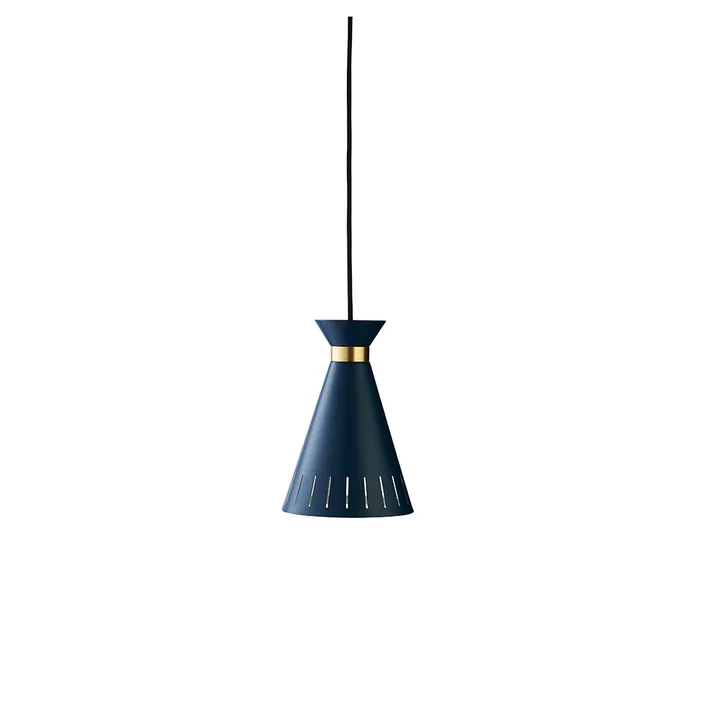 Cone pendant lamp - Azure blue - Warm Nordic
