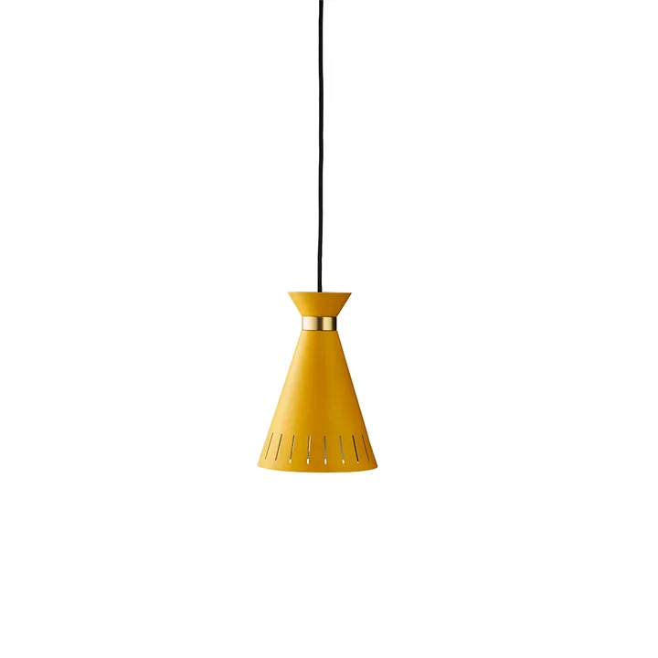 Cone pendant lamp - Honey yellow - Warm Nordic