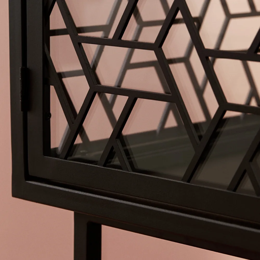 Enigma display cabinet, Black Warm Nordic