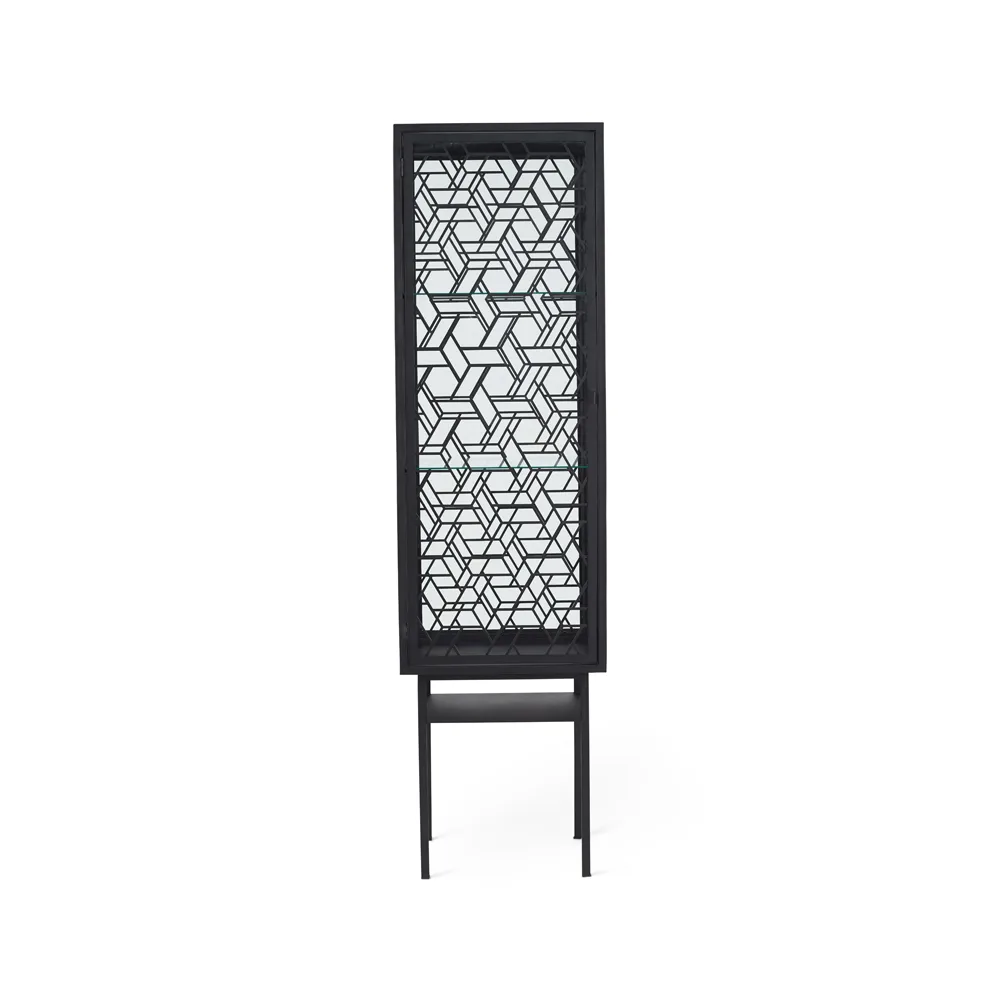 Enigma display cabinet, Black Warm Nordic