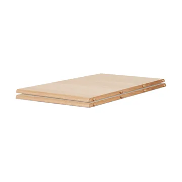 Evermore dining table incl. 2 extension leaves of 45 cm each - Natural oak, 160 cm - Warm Nordic