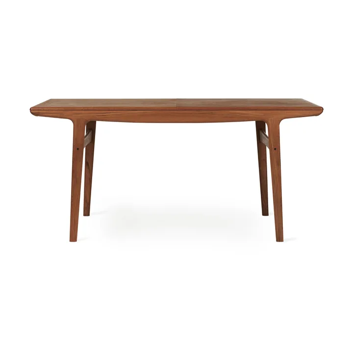 Evermore dining table incl. 2 extension leaves of 45 cm each - Teak oiled oak, 160 cm - Warm Nordic
