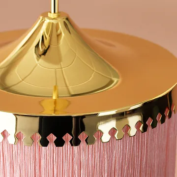 Fringe pendant lamp - Cream white, large - Warm Nordic