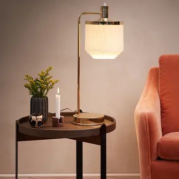 Fringe table lamp - Pale pink - Warm Nordic