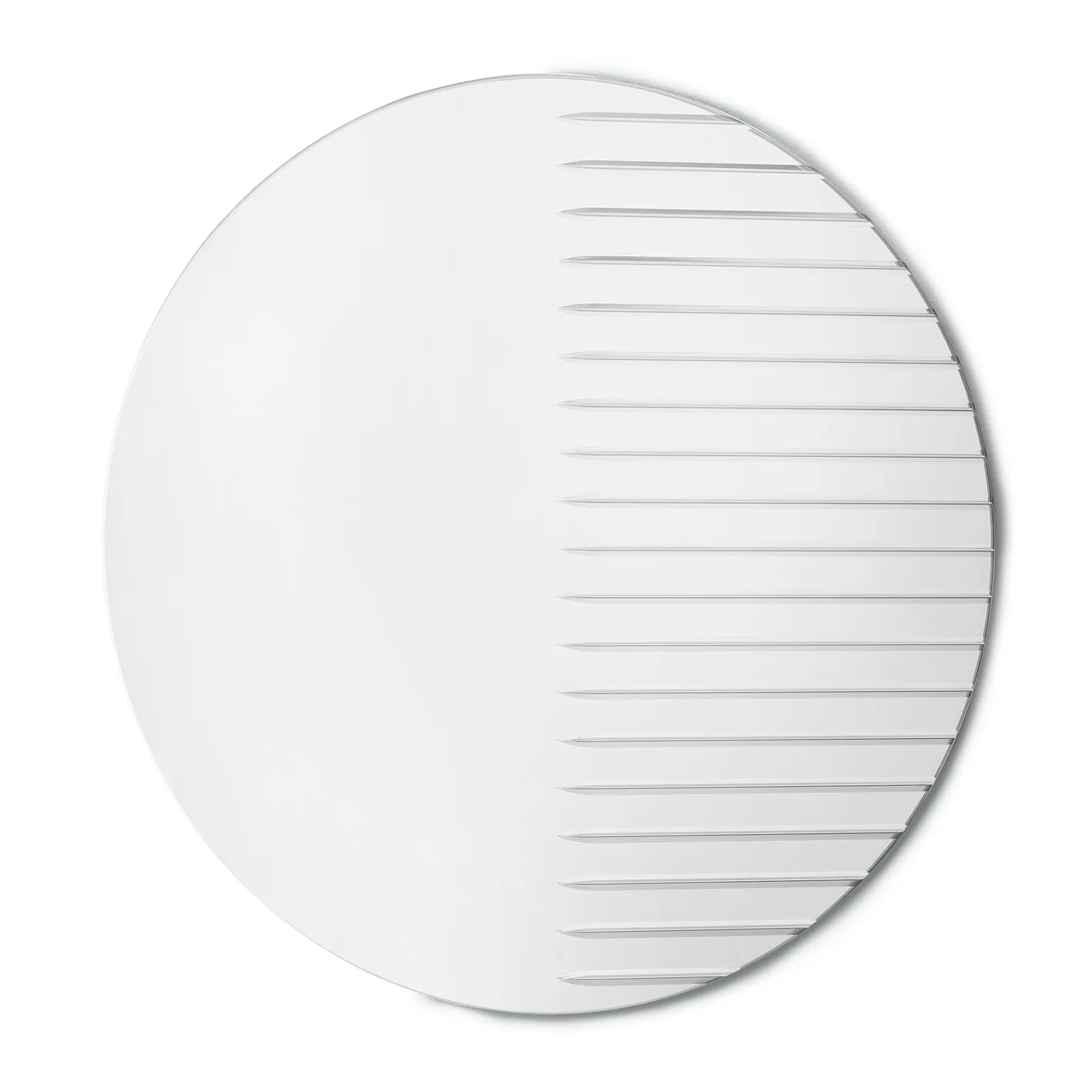 Masquerade Round mirror, Clear Warm Nordic