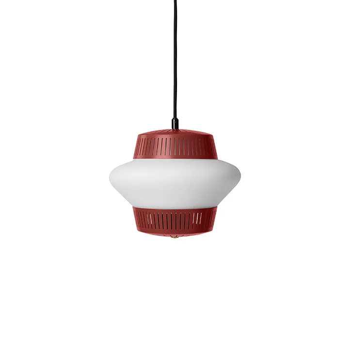 Opal Arch pendant lamp - Red grape, sandblasted opal - Warm Nordic