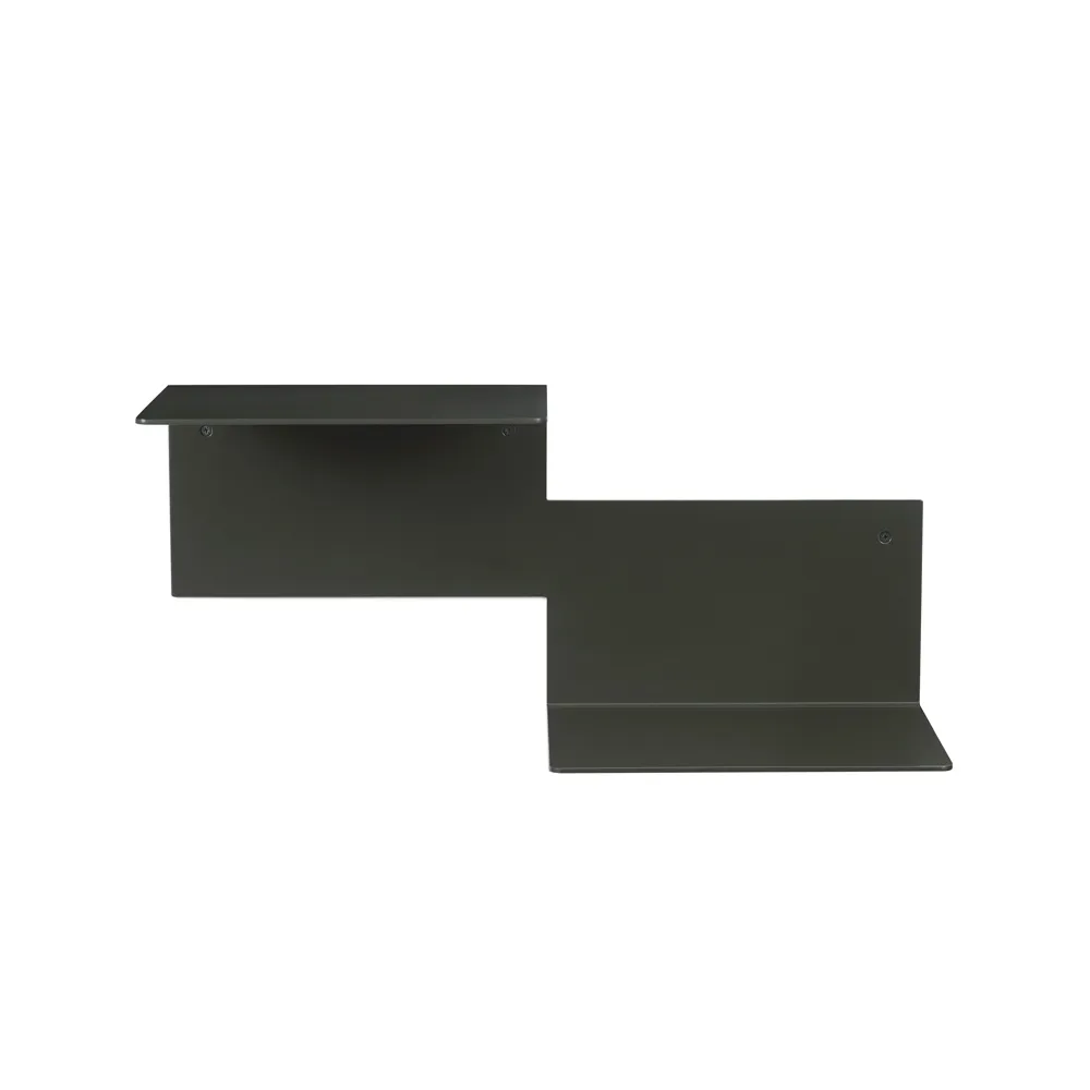 Repeat shelf, Green olive, left Warm Nordic
