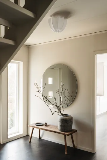 Anna ceiling light mini Ø30 cm - White cotton - Watt & Veke