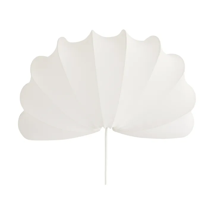 Anna wall lamp L 54 cm - White cotton - Watt & Veke