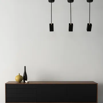 Box ceiling lamp - matte black - Watt & Veke