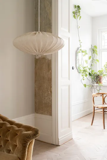 Ellipse lamp shade 65 cm linen - Natural - Watt & Veke