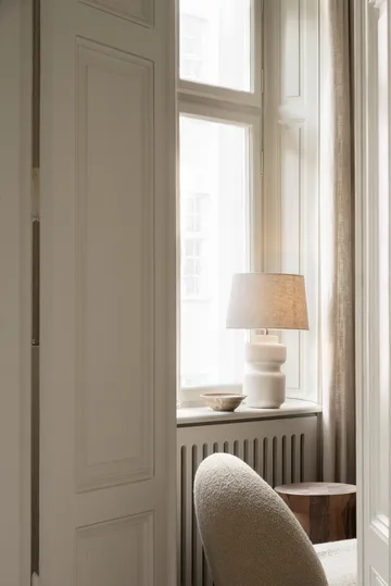 Evy lamp base 37 cm - White-ivory - Watt & Veke