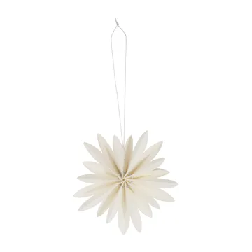 Flower Christmas decoration Ø10 cm - White - Watt & Veke