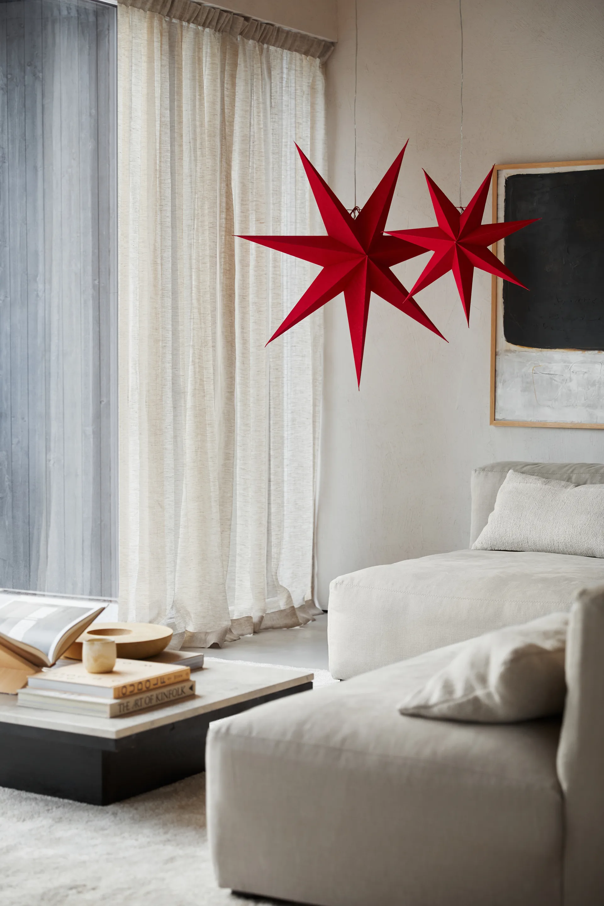 Sally advent star Ø100 cm, Red Watt & Veke