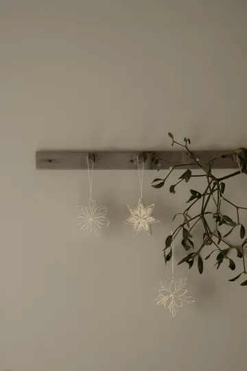Star mix Christmas decoration 3-pack - White - Watt & Veke