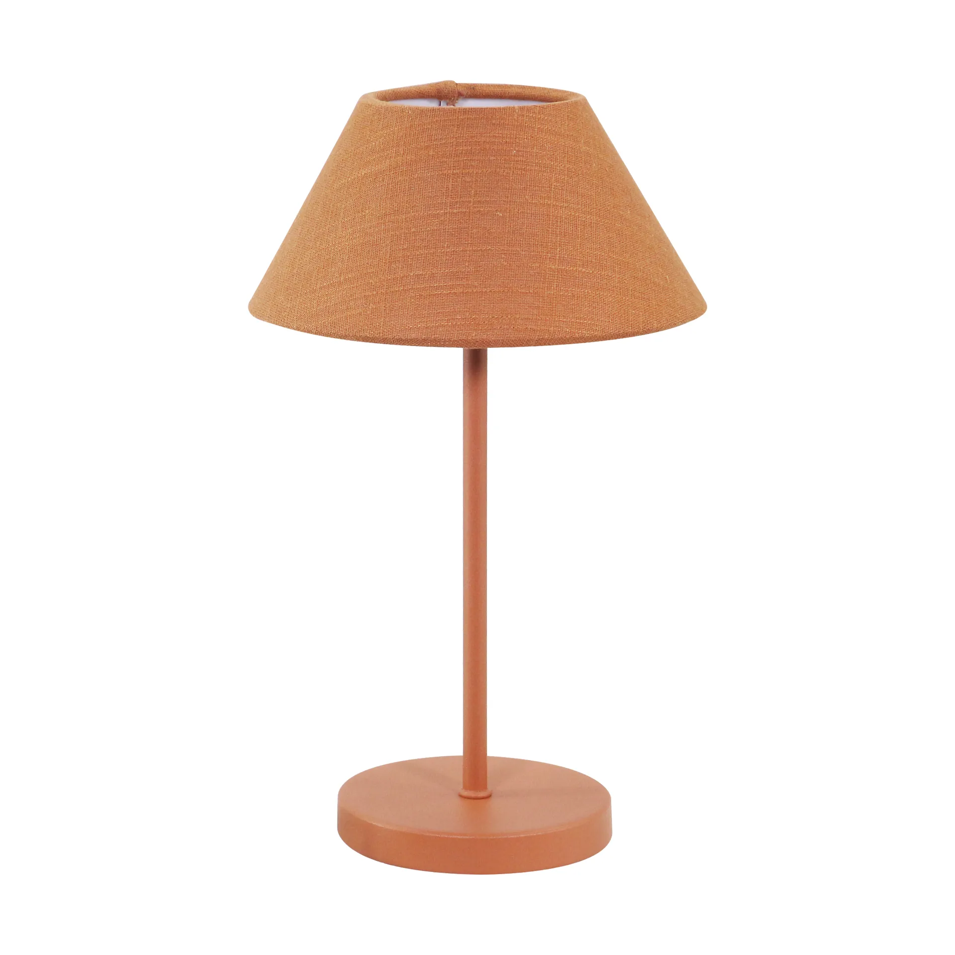 Teya portable table lamp, Terracotta, Ø15x26 cm Watt & Veke