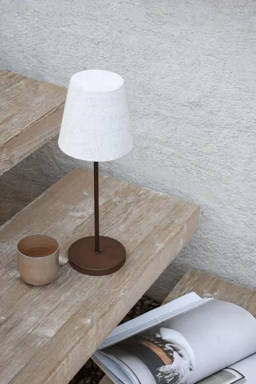 Tyra table lamp portable Ø14 cm - Coffee - Watt & Veke
