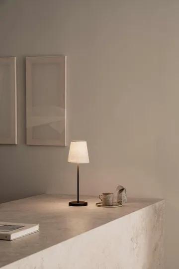 Tyra table lamp portable Ø14 cm - Coffee - Watt & Veke