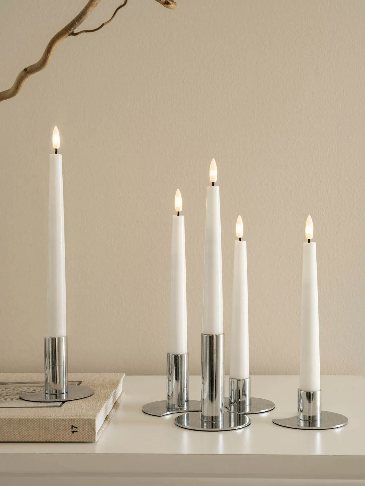 W&V LED Candle 2 pack, 24,5 cm Watt & Veke
