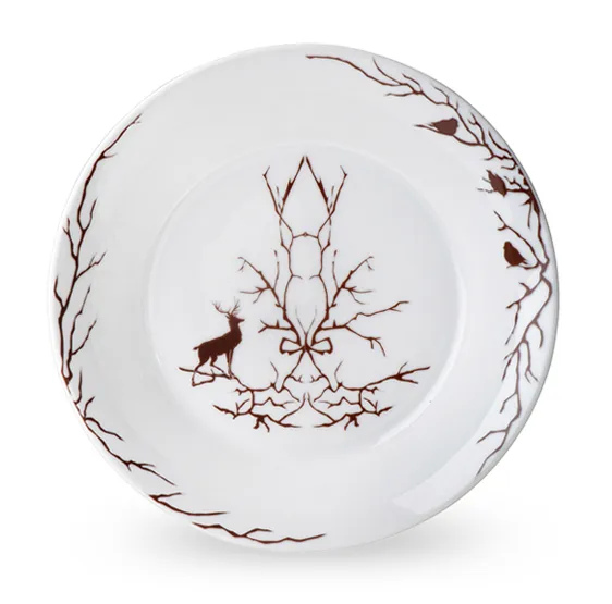Alveskog deep plate - 21 cm - Wik & Walsøe