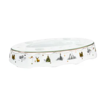 Christmas morning Story candle holder - White - Wik & Walsøe
