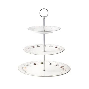 Julemorgen cake stand - white - Wik & Walsøe