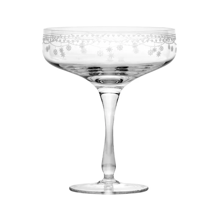 Julemorgen champagne glass - 20 cl - Wik & Walsøe