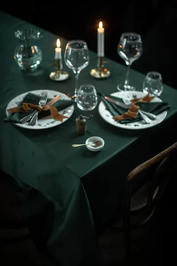Julemorgen tablecloth - Green, 140x240 cm - Wik & Walsøe