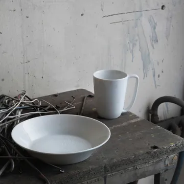 White wood deep plate - 21 cm - Wik & Walsøe
