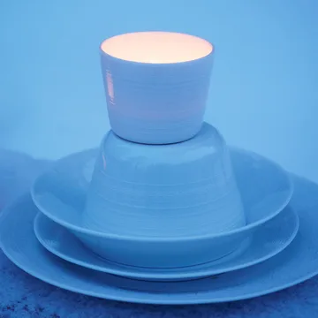 White wood deep plate - 21 cm - Wik & Walsøe