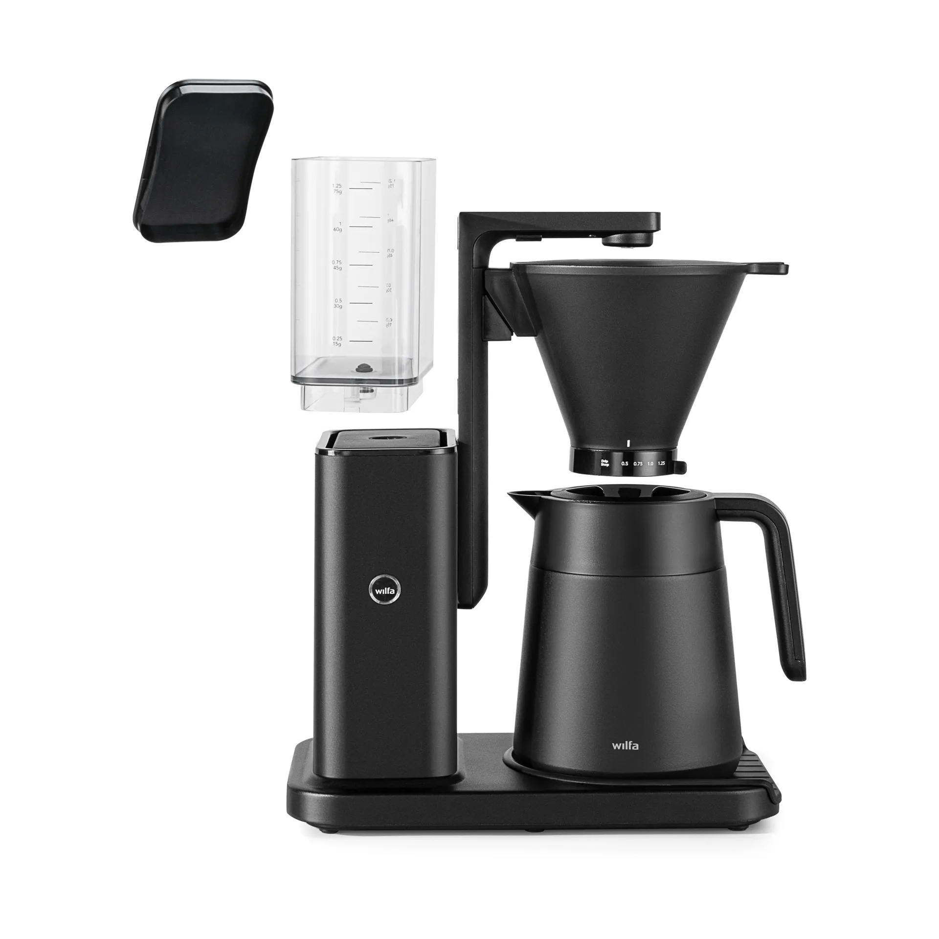 Wilfa CM10AB-T125 Zense Alux thermal coffee maker, Black Wilfa