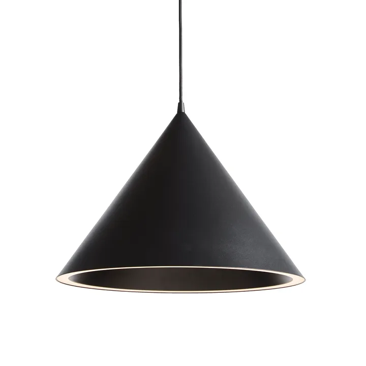 Annular pendant large - Black - Woud
