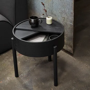 Arc side table - Black-ash - Woud