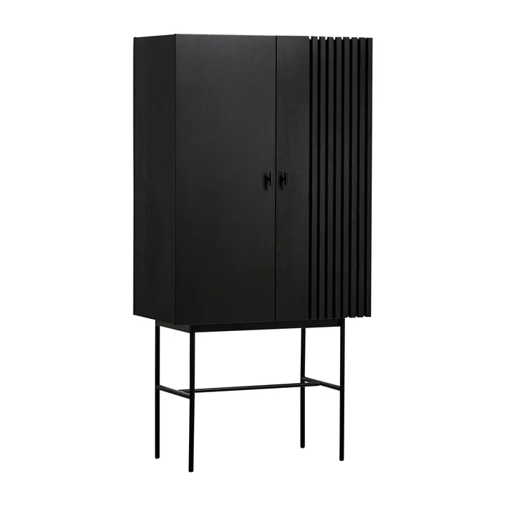 Array cabinet. 80 cm - Blackpainted oak - Woud