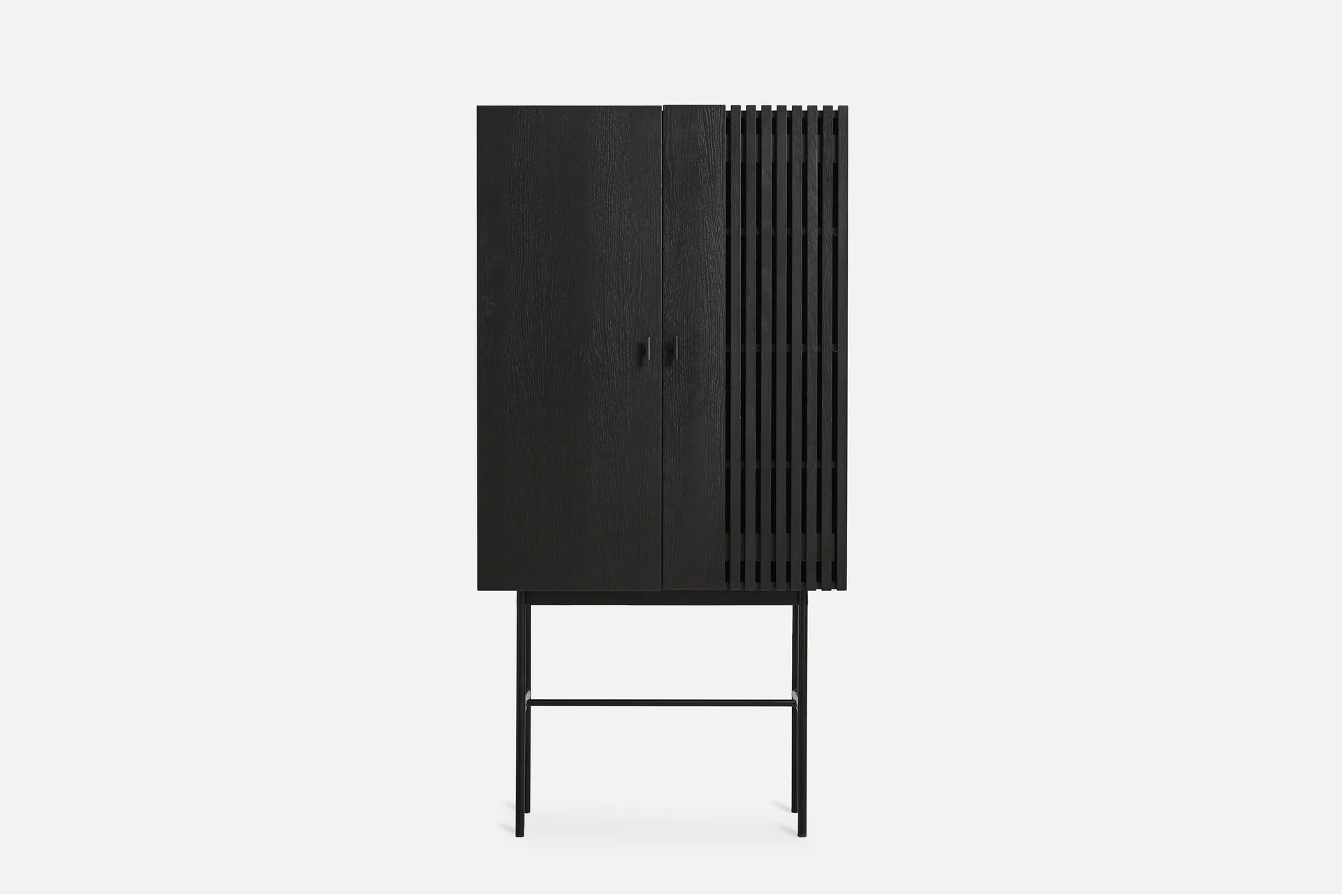 Array cabinet. 80 cm, Blackpainted oak Woud