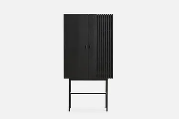 Array cabinet. 80 cm - Blackpainted oak - Woud