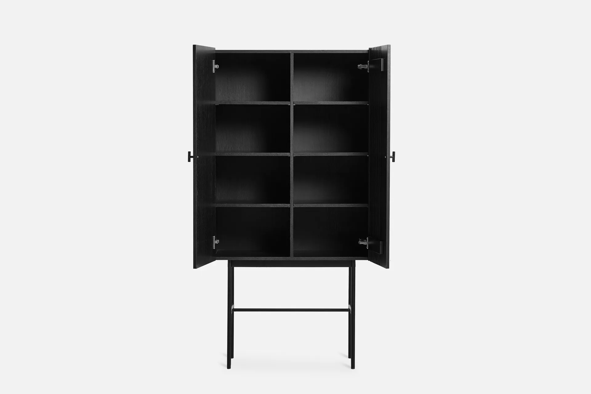 Array cabinet. 80 cm, Blackpainted oak Woud